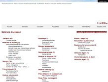 Tablet Screenshot of occasions.tracteuroccasion.net